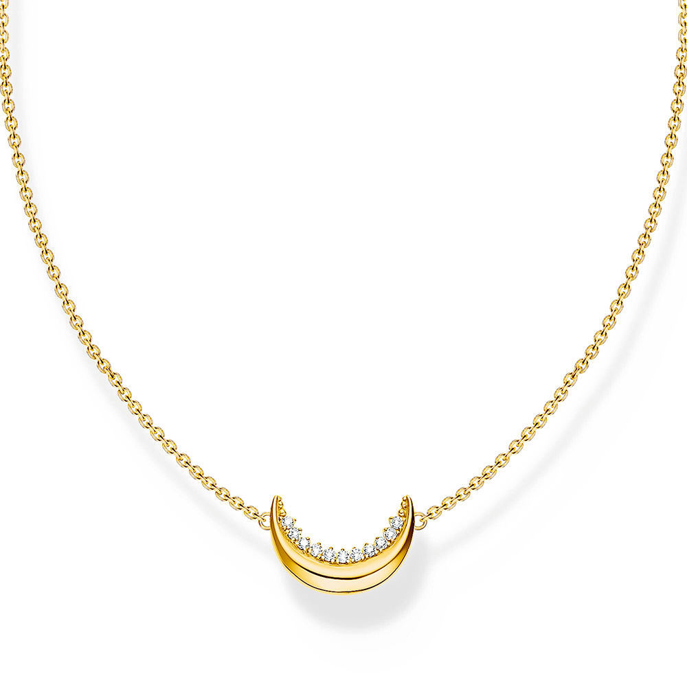 Thomas Sabo True Romance Kette mit Mond-Anhänger Moon Romance vergoldet KE2299-414-14 bei Juwelier am Schloss in Schwetzingen Baden-Württemberg