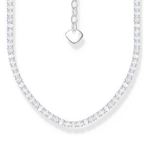 Thomas Sabo True Romance Kette mit weißen Steinen Silber KE2303-051-14 bei Juwelier am Schloss in Schwetzingen Baden-Württemberg