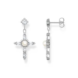 Thomas Sabo True Romance Ohrringe Kreuz Cross Romance weiß Silber H2312-167-14 bei Juwelier am Schloss in Schwetzingen Baden-Württemberg