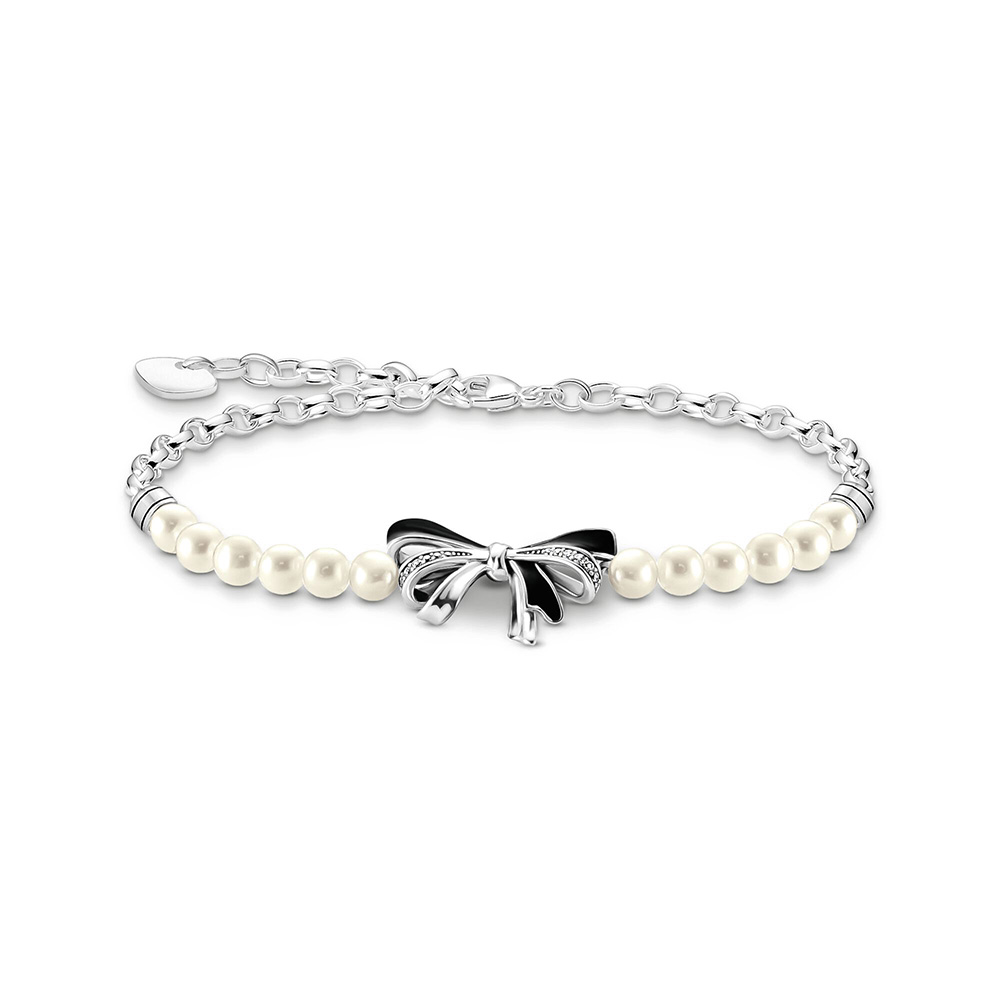 Thomas Sabo True Romance Schleifen-Armband mit Perlen Lovely Romance Silber A2171-167-11 bei Juwelier am Schloss in Schwetzingen Baden-Württemberg