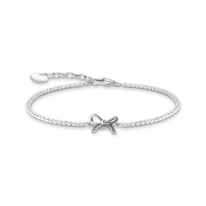 Thomas Sabo True Romance Schleifen-Armband mit weißen Steinen Silber A2172-643-14 bei Juwelier am Schloss in Schwetzingen Baden-Württemberg