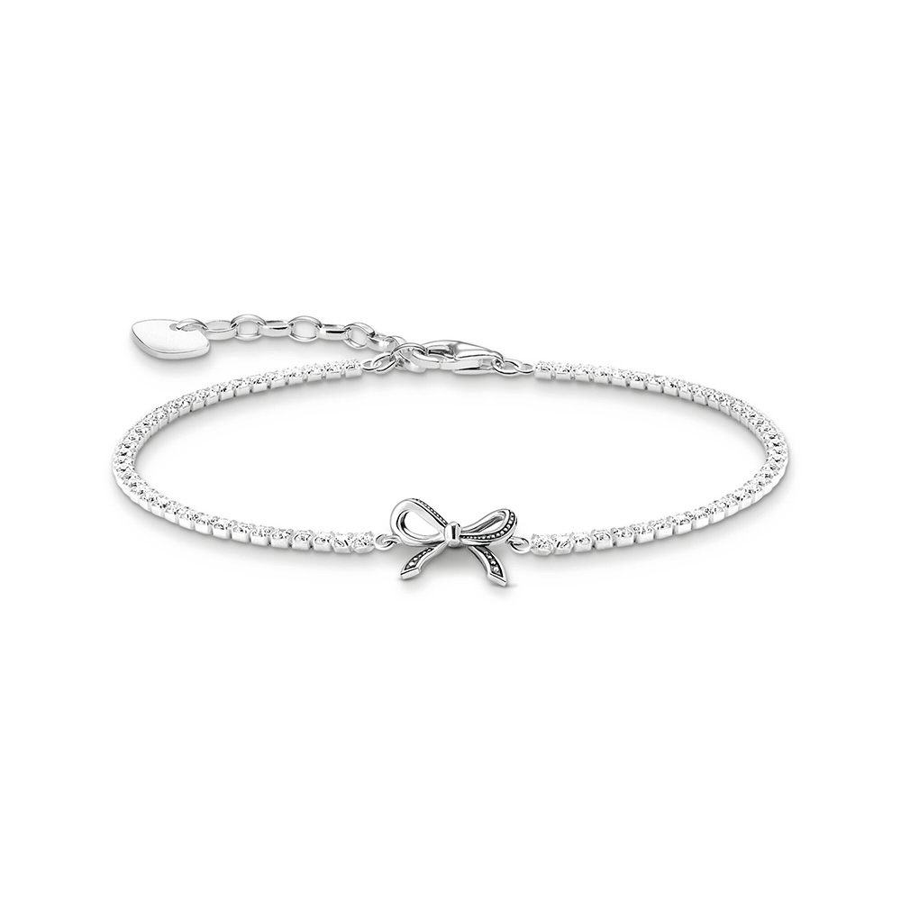 Thomas Sabo True Romance Schleifen-Armband mit weißen Steinen Silber A2172-643-14 bei Juwelier am Schloss in Schwetzingen Baden-Württemberg