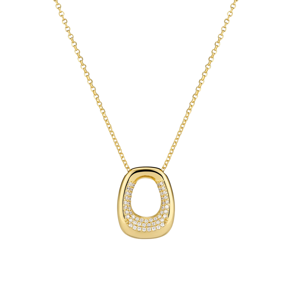 Sif Jakobs Borsa Necklace Borsa SJ-N2620-CZ-YG bei Juwelier am Schloss in Schwetzingen Baden-Württemberg