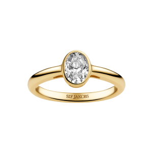 Sif Jakobs Sardinien Ring Sardinien Ovale Piccolo SJ-R2795-CZ-YG-54 bei Juwelier am Schloss in Schwetzingen Baden-Württemberg