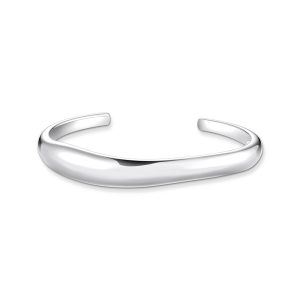 Thomas Sabo Bold Elegance Armreif mit geschwungener Form Silber AR116-001-21 bei Juwelier am Schloss in Schwetzingen Baden-Württemberg