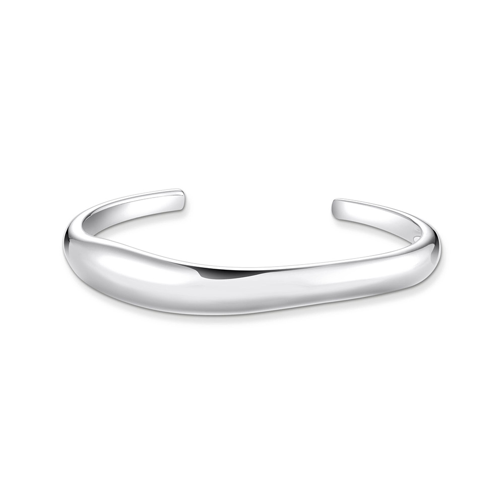 Thomas Sabo Bold Elegance Armreif mit geschwungener Form Silber AR116-001-21 bei Juwelier am Schloss in Schwetzingen Baden-Württemberg