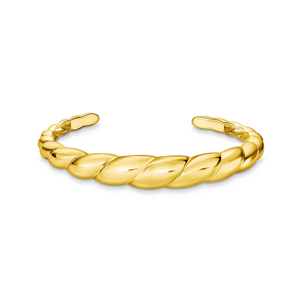 Thomas Sabo Bold Elegance Armreif organische Formen vergoldet AR119-413-39 bei Juwelier am Schloss in Schwetzingen Baden-Württemberg