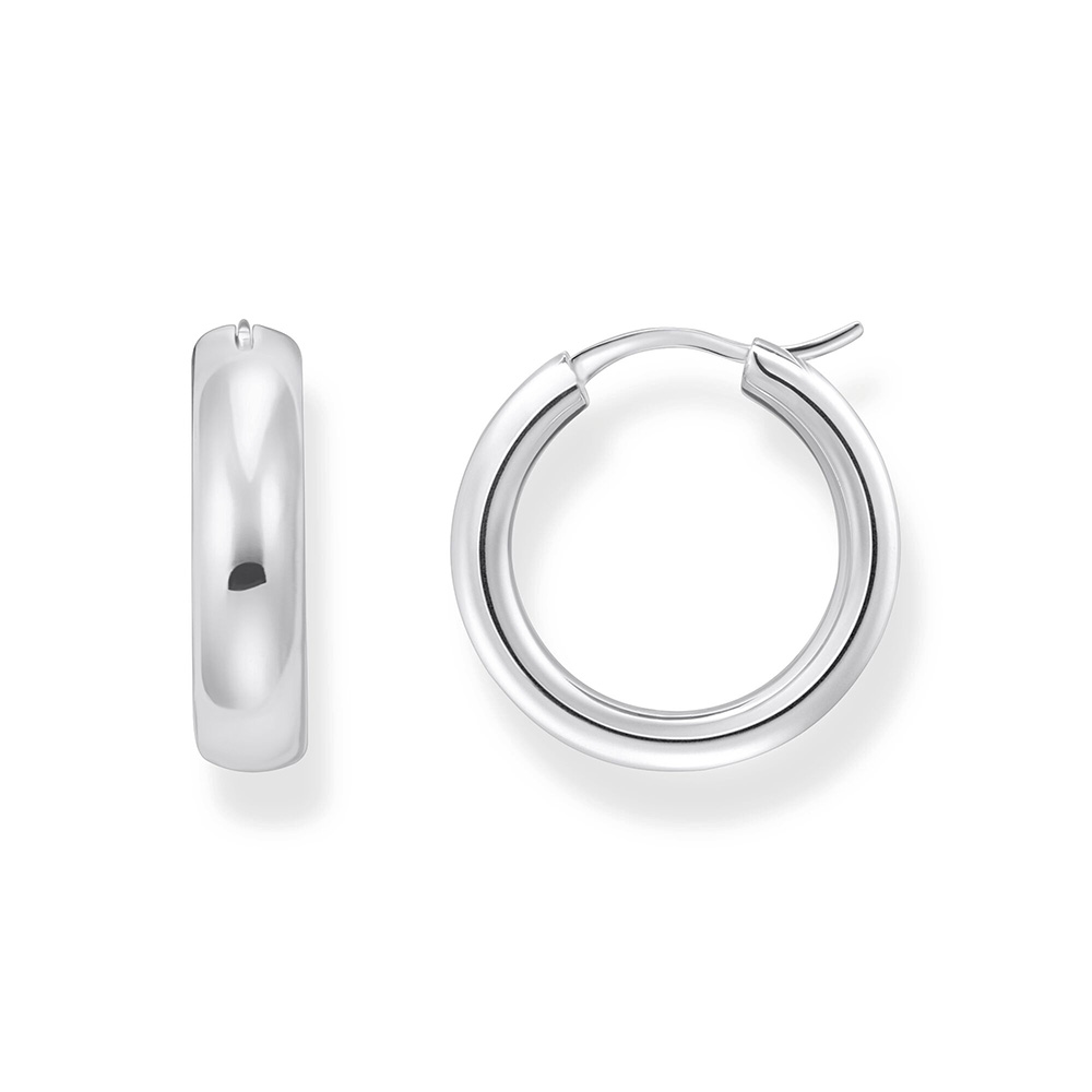 Thomas Sabo Bold Elegance Creolen Chunky-Design Silber CR746-001-21 bei Juwelier am Schloss in Schwetzingen Baden-Württemberg