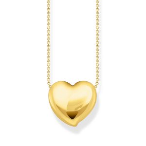 Thomas Sabo Bold Elegance Kette mit Anhänger in Herzform vergoldet KE2276-413-39 bei Juwelier am Schloss in Schwetzingen Baden-Württemberg