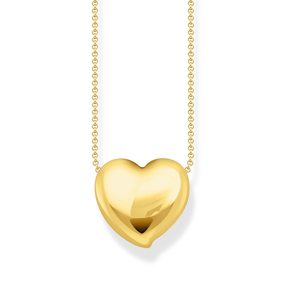 Thomas Sabo Bold Elegance Kette mit Anhänger in Herzform vergoldet KE2276-413-39 bei Juwelier am Schloss in Schwetzingen Baden-Württemberg