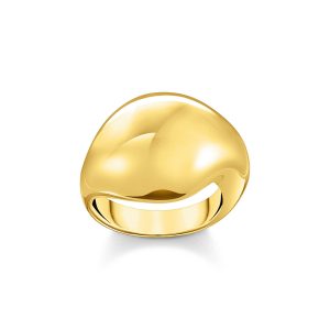 Thomas Sabo Bold Elegance Ring in organischer Tropfenform vergoldet TR2470-413-39 bei Juwelier am Schloss in Schwetzingen Baden-Württemberg