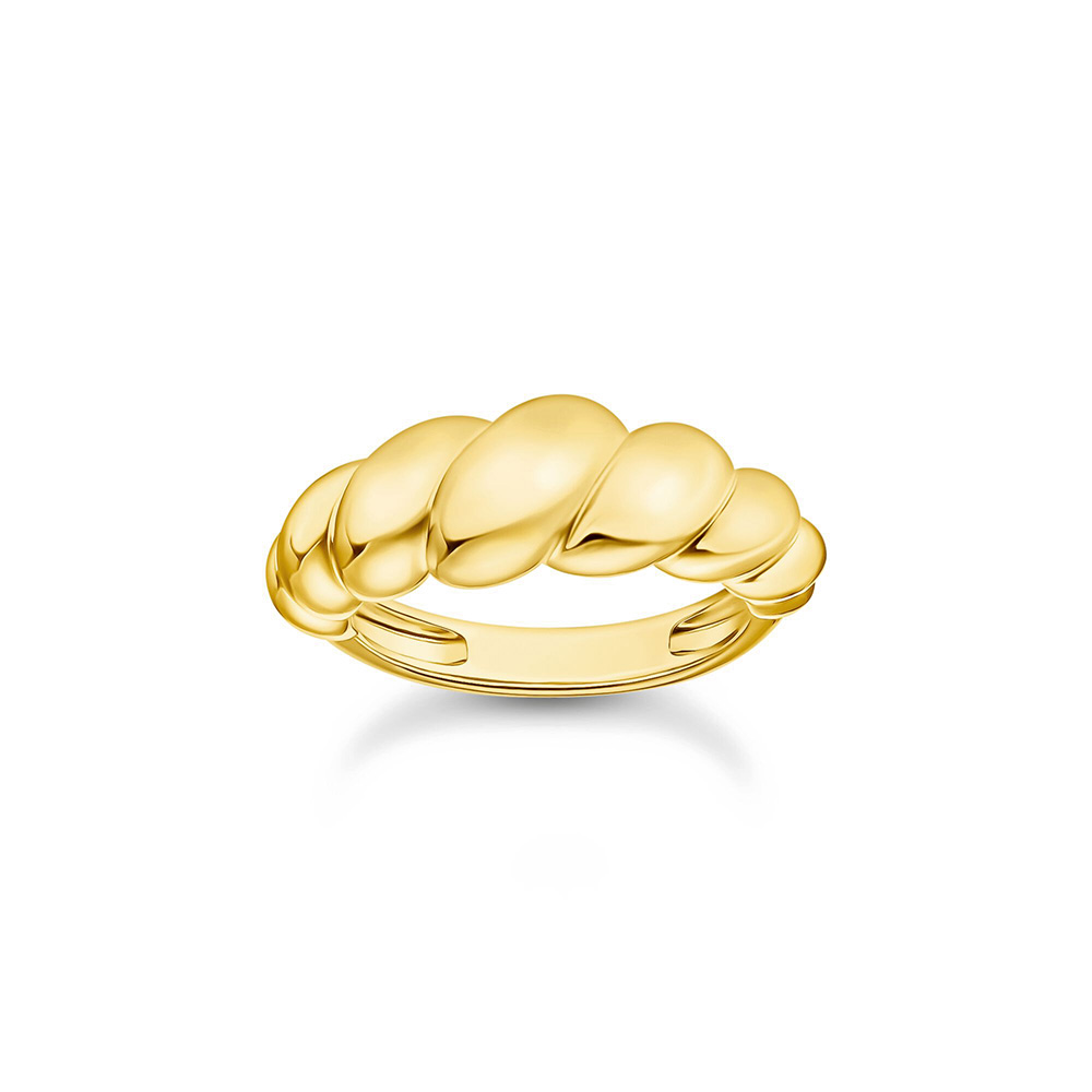 Thomas Sabo Bold Elegance Ring organische Formen vergoldet TR2494-413-39 bei Juwelier am Schloss in Schwetzingen Baden-Württemberg