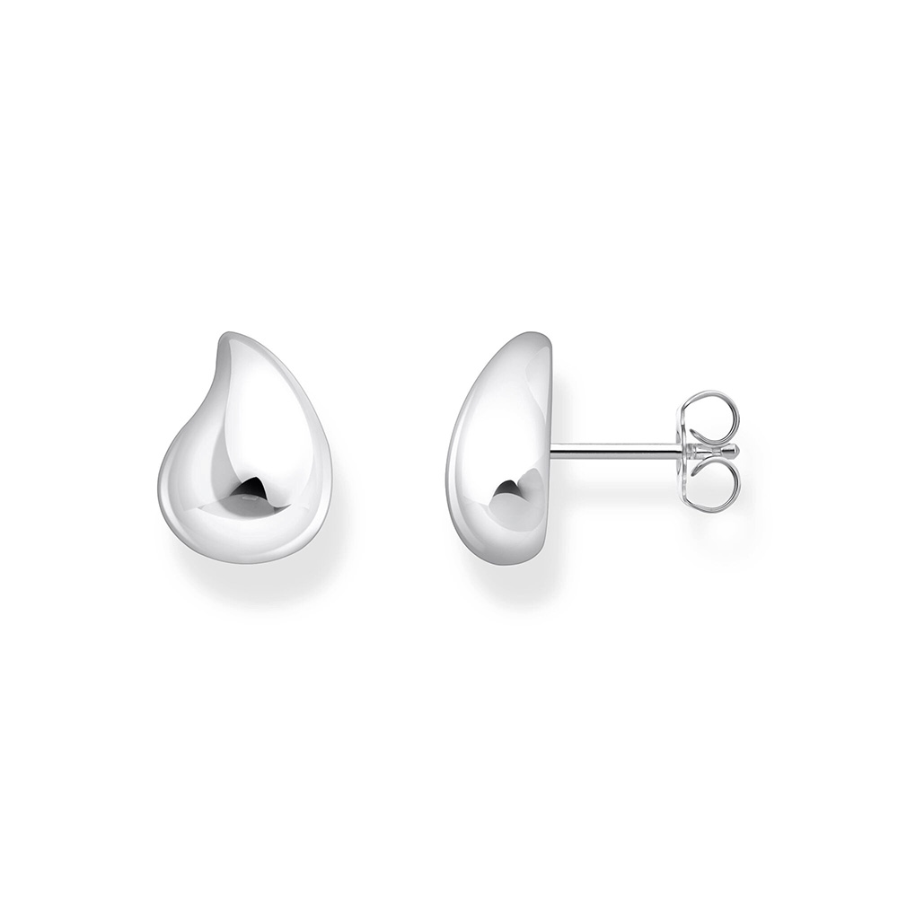 Thomas Sabo Bold Elegance Tropfen-Ohrstecker mit organischer Form Silber H2303-001-21 bei Juwelier am Schloss in Schwetzingen Baden-Württemberg