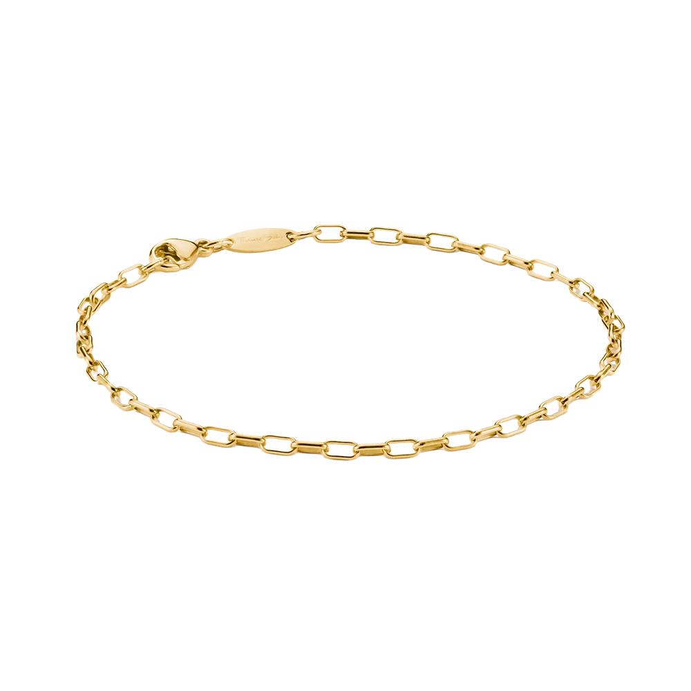 Thomas Sabo Charm Connect Charm-Armband Paperclip vergoldet A2206-413-39 bei Juwelier am Schloss in Schwetzingen Baden-Württemberg