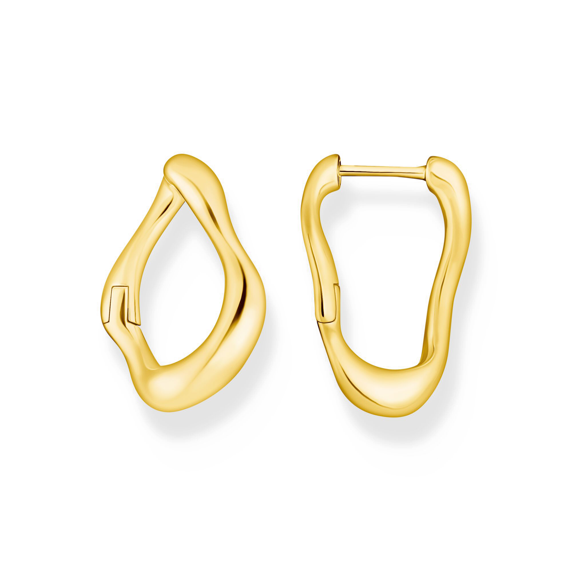 Thomas Sabo Creolen klein Natural Beauty vergoldet CR754-413-39 bei Juwelier am Schloss in Schwetzingen Baden-Württemberg