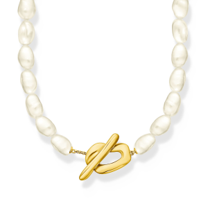Thomas Sabo Perlenkette Natural Beauty vergoldet KE2320-430-14 bei Juwelier am Schloss in Schwetzingen Baden-Württemberg