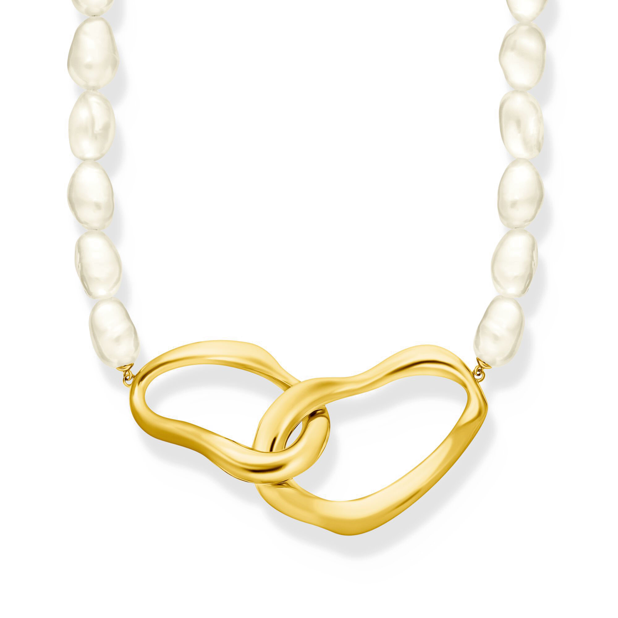 Thomas Sabo Perlenkette Natural Beauty vergoldet KE2321-430-14 bei Juwelier am Schloss in Schwetzingen Baden-Württemberg