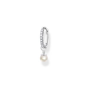 Thomas Sabo True Romance Einzel Creole mit Perlen Anhänger silber CR702-167-14 bei Juwelier am Schloss in Schwetzingen Baden-Württemberg