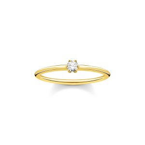 Thomas Sabo True Romance Ring weißer Stein gold TR2312-414-14 bei Juwelier am Schloss in Schwetzingen Baden-Württemberg