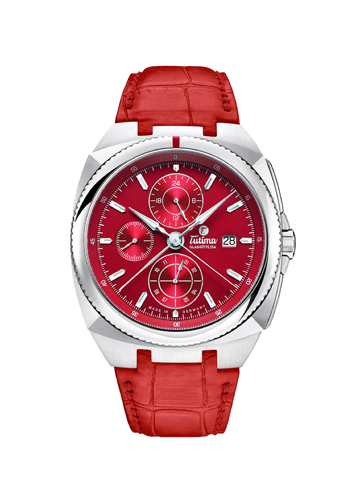 Tutima Saxon One Saxon One Chronograph Racing Red 6420-09 bei Juwelier am Schloss in Schwetzingen Baden-Württemberg