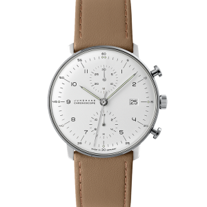 Junghans Junghans Max Bill Max Bill Chronoscope 027/4502.04 bei Juwelier am Schloss in Schwetzingen Baden-Württemberg