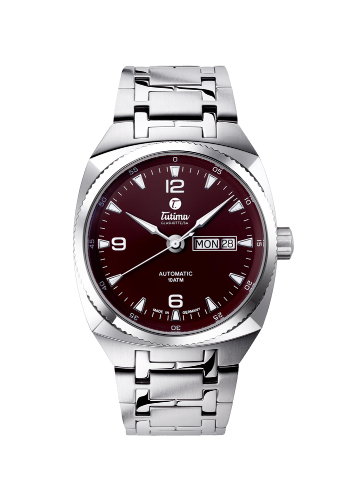 Tutima Saxon One M Automatic Maroon Brown 6121-01 bei Juwelier am Schloss in Schwetzingen Baden-Württemberg