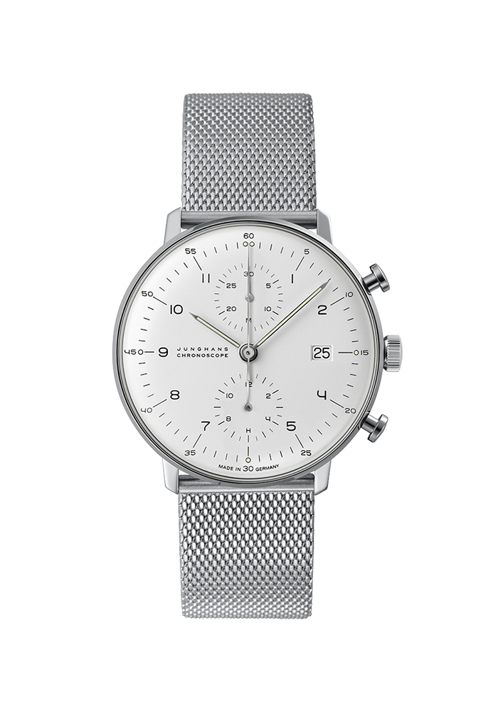 Junghans Junghans max bill max bill Chronoscope 027/4003.46 bei Juwelier am Schloss in Schwetzingen Baden-Württemberg