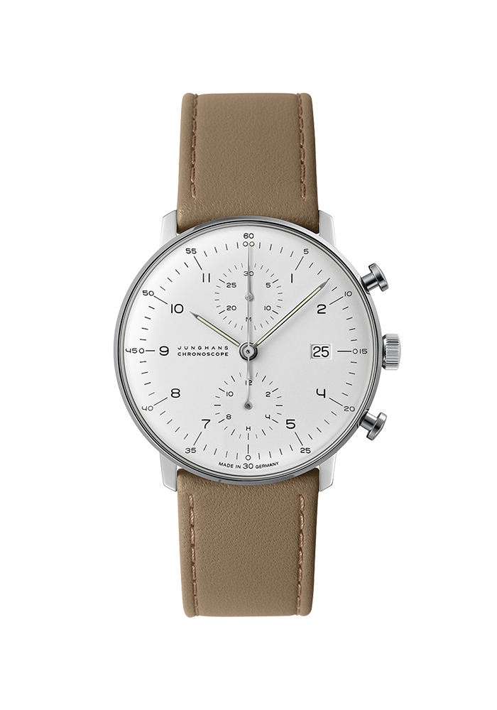 Junghans Junghans max bill max bill Chronoscope 027/4502.02 bei Juwelier am Schloss in Schwetzingen Baden-Württemberg