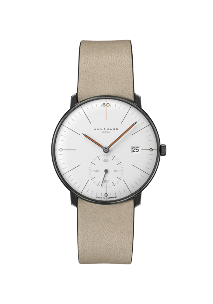 Junghans max Bill max bill MEGA Kleine Sekunde Edition 60 058/4100.02 bei Juwelier am Schloss in Schwetzingen Baden-Württemberg