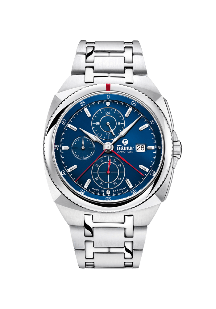 Tutima Saxon One Chronograph Royal Blue 6420-05 bei Juwelier am Schloss in Schwetzingen Baden-Württemberg