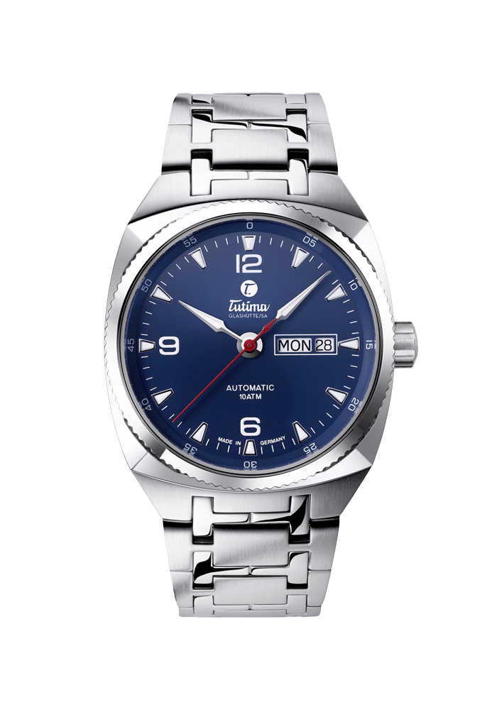 Tutima Saxon One M Automatic Steel Blue 6121-03 bei Juwelier am Schloss in Schwetzingen Baden-Württemberg