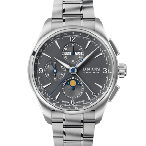 Union Glashütte Belisar Belisar Chronograph Mondphase D014.425.11.087.00 bei Juwelier am Schloss in Schwetzingen Baden-Württemberg