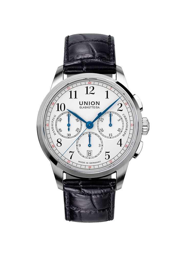Union Glashütte 1893 1893 Johannes Dürrstein Edition Chronograph D007.459.16.017.00 bei Juwelier am Schloss in Schwetzingen Baden-Württemberg