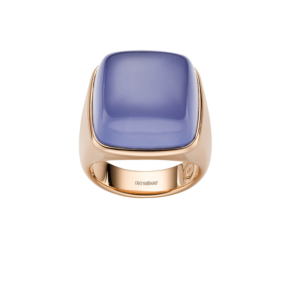 Leo Wittwer Contemporary Contemporary Cocktailring Chalcedon 12-0991573-53 bei Juwelier am Schloss in Schwetzingen Baden-Württemberg
