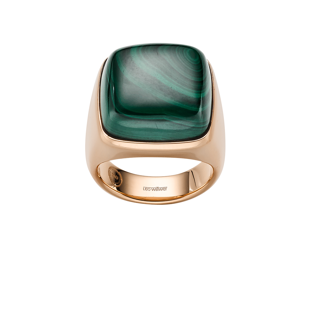 Leo Wittwer Contemporary Contemporary Cocktailring Malachit 12-0991573-57 bei Juwelier am Schloss in Schwetzingen Baden-Württemberg