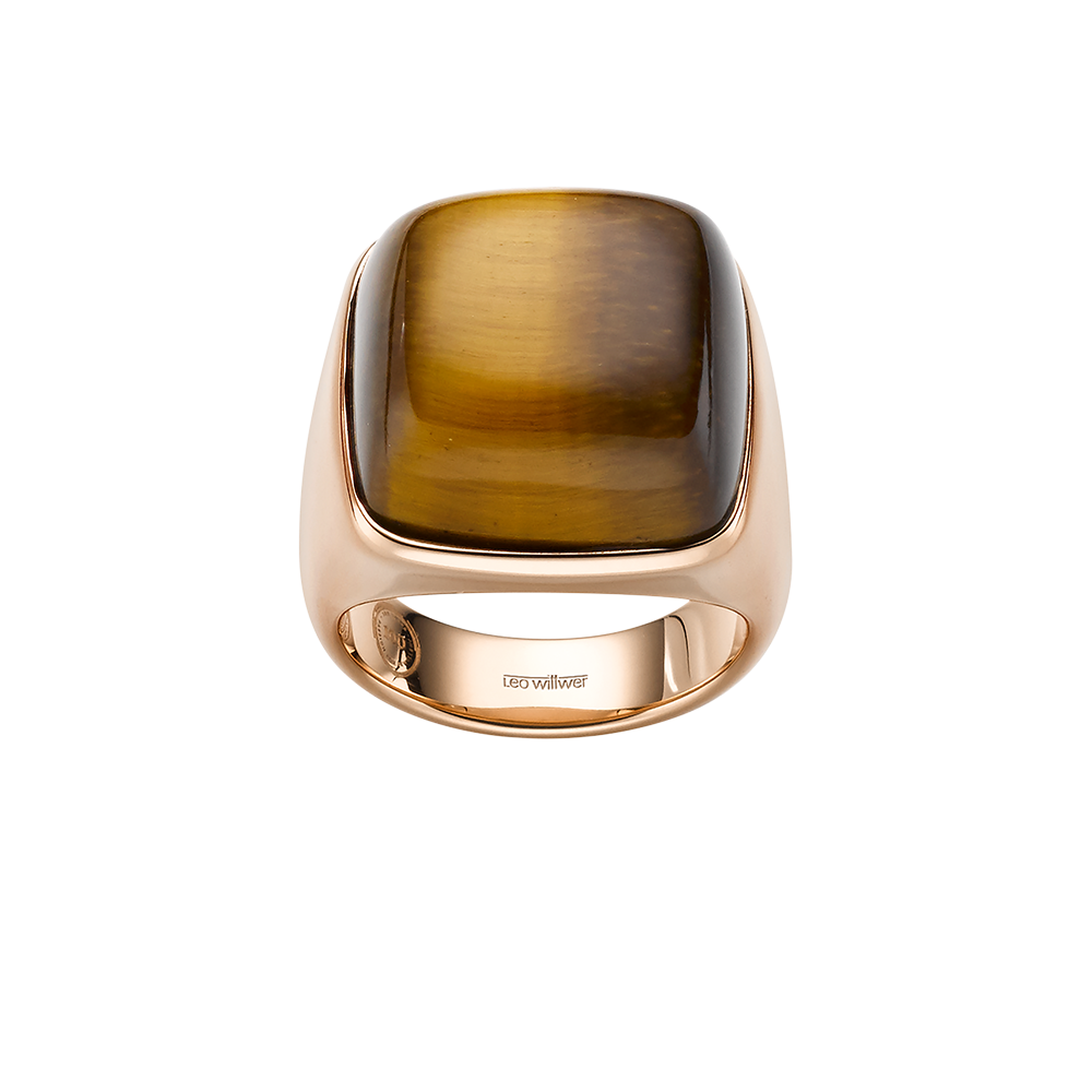 Leo Wittwer Contemporary Contemporary Cocktailring Tigerauge 12-0991573-41 bei Juwelier am Schloss in Schwetzingen Baden-Württemberg