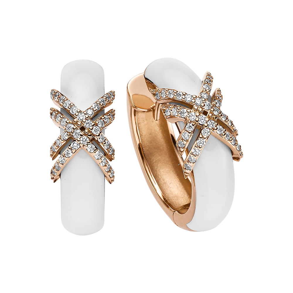 Leo Wittwer Crosses Crosses Creolen 46-0957873-2 bei Juwelier am Schloss in Schwetzingen Baden-Württemberg