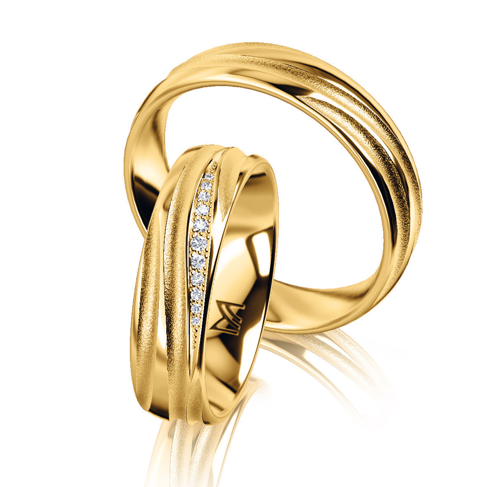 Meister Individuals Trauringe 112.9065.01, 112.9065.00 bei Juwelier am Schloss in Schwetzingen Baden-Württemberg